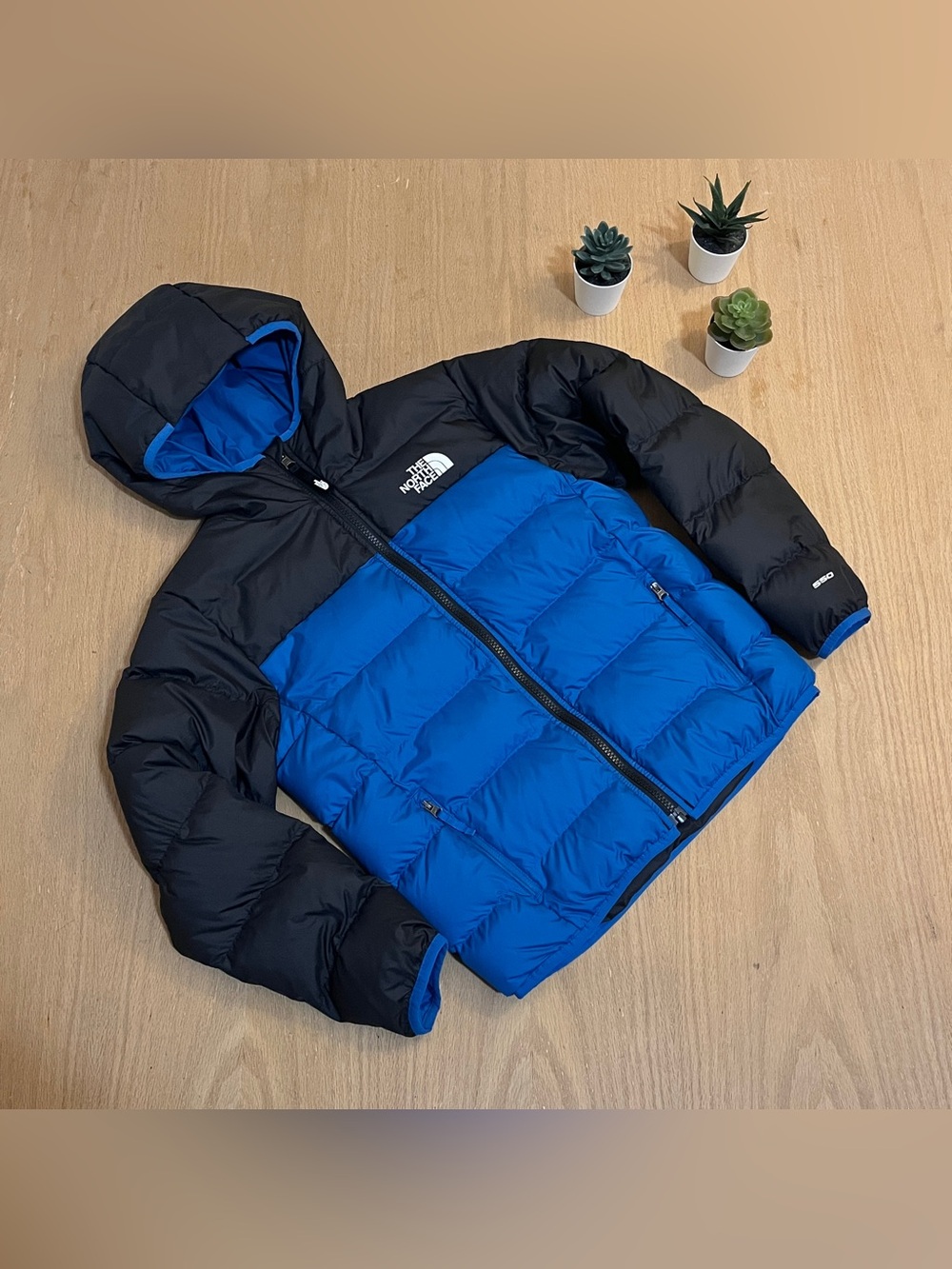 The North Face Youth Blaze Reversible 550 Down Fill Winter Jacket